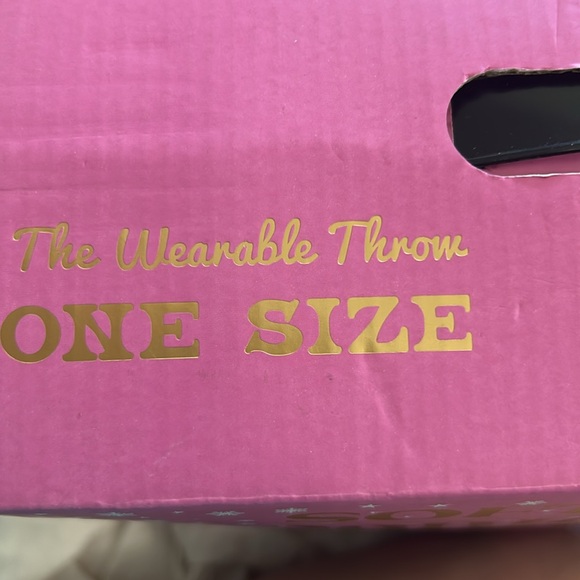 Simply Southern Hoodie Poncho in purple - Picture 4 of 5